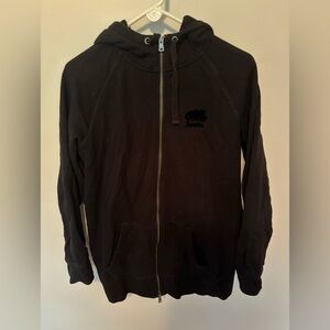 Women’s Roots organic capris full zip hoodie